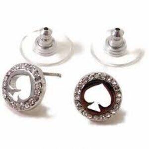 Kate Spade Silver Spot The Pave Halo Women's Earrings